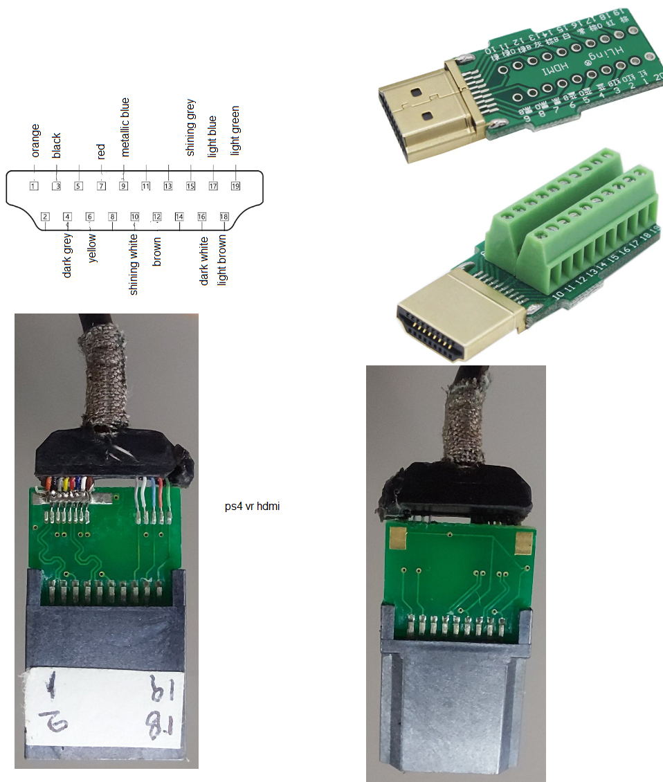 FIX PS4 VR HDMI PINOUT - Blog.EasyTechnology.gr